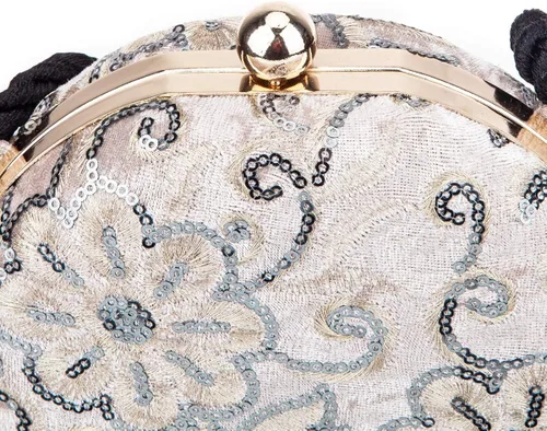 Miniatura 5 de Fawzia - Bolsas de noche con bordado de lentejuelas de terciopelo