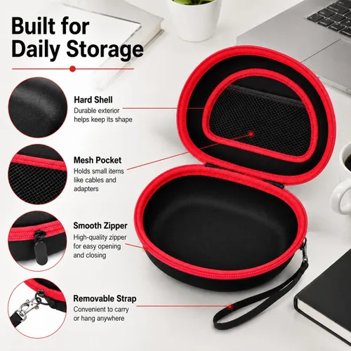 Miniatura 4 de Funda para auriculares Skullcandy Crusher/Hesh/Evo, inalámbricos Bluetooth para JLab JBuds Lux ANC, para auriculares TOZO HT3/HT2 y más auriculares
