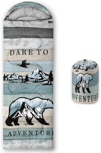 Miniatura 30 de Axolotl Saco de Dormir de Unicornio para Niños y Niñas – Sacos de Dormir Ligeros Cálidos para Clima Frío, Saco de Dormir Portátil Impermeable