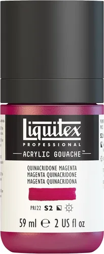 Miniatura 46 de Liquitex Professional - Gouache acrílico profesional, botella de 2 onzas (59 ml), blanco titanio