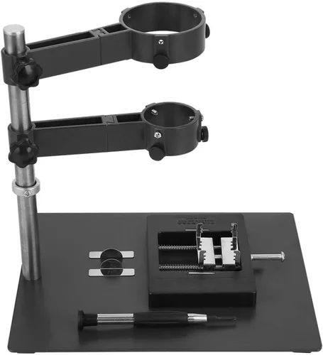 Miniatura 8 de Muestra el soporte de pistola de mano de aire caliente, soporte de abrazadera de aire caliente, abrazadera para estación de soldadura de retrabajo