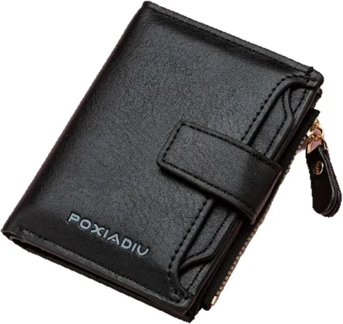 Miniatura 6 de Cartera pequeña, Negro, PU