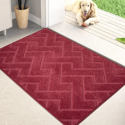 Miniatura 49 de PURRUGS Alfombra de fácil cuidado de 6 x 9 pies, antideslizante, lavable a máquina, tapete para puerta de perro, resistente a las manchas