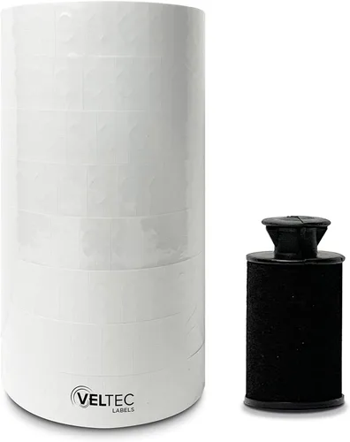 Miniatura 8 de Veltec Etiquetas de Precios de Una Línea para Pistola de Precios Monarch 1131 – 1 Funda, 20,000 Etiquetas con Ranuras de Seguridad y Rodillo de Verde