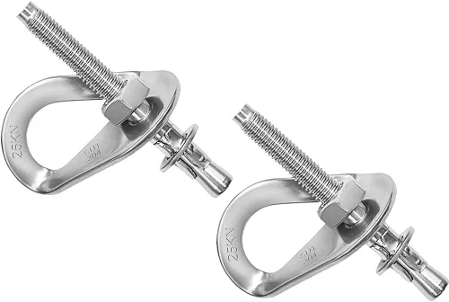 Miniatura 15 de Pernos de escalada de 25 kN anclajes de acero inoxidable para escalada perno de anclaje Perno de expansión resistente, Piton Tiedown para escalada