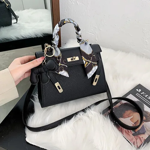Miniatura 6 de Bolsos cruzados de cuero de lujo con asa superior para mujer, diseño de moda