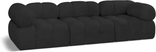 Miniatura 25 de Meridian Furniture 611Cream-S68A Colección Ames Moderno Sofá modular contemporáneo con tela de boucle color crema, modular para crear
