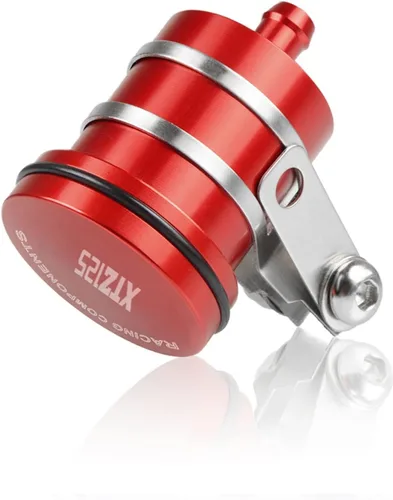 Miniatura 9 de DOLOX Vaso de aceite para Yamaha XTZ125 2003-2016 XTZ 125 2004 2005 2006 2007 2008 2009 10 10 Depósito de líquido de freno trasero Depósito de Negro