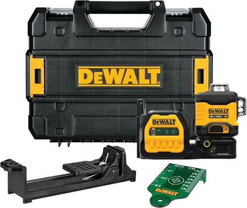 Miniatura 7 de DEWALT Kit de Nivel Láser 20V/12V MAX, 3 x 360, Verde (DCLE34030G)