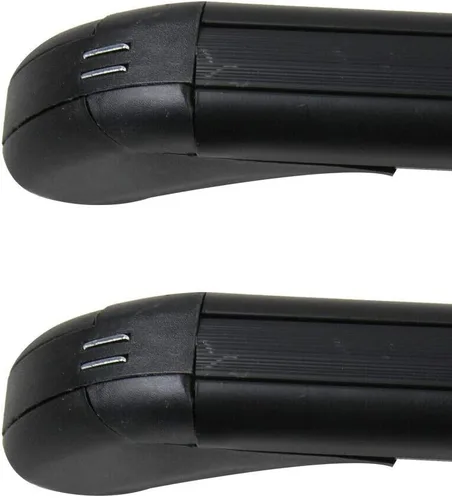 Miniatura 3 de 2 portaequipajes universales para techo de coche, barra transversal, para 4 o 5 puertas, cesta con 2 llaves para HondaCivic 2006-2020, color negro