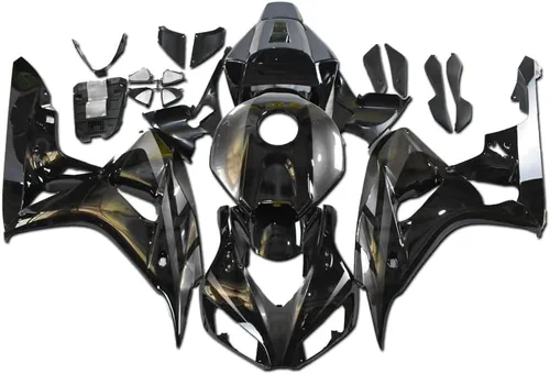 Miniatura 24 de Carenado negro brillante para Honda 2006 2007 CBR1000RR CBR 1000RR nueva inyección ABS plásticos cuerpo kit cuerpo trabajo 06 07