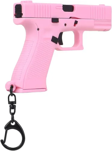 Llavero con forma de pistola, modelo de pistola, llavero, bolsa, artilugios, colgante, adorno para regalo para hombres, mujeres y amigos