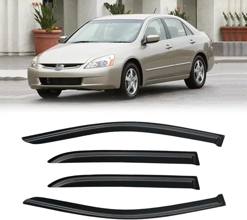 Miniatura 126 de Visera de ventana para Honda Civic 2022-2025, protectores de lluvia de canal exterior, escudos, deflector de ventilación, sombra, viento, humo