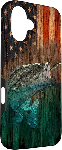 Miniatura 3 de iPhone 16 Largemouth Bass pesca pescadores caso