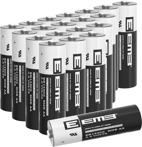 Miniatura 10 de EEMB 10Pack ER14505 3.6V AA Lithium Battery 2700mAh Li-SOCL₂ Non-Rechargeable Batteries SB-AA11 LS14500 TL-5903 SL-360 14500 ER14500 for Door Gate