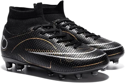 Miniatura 5 de Zapatos de fútbol para niños y niñas, para exteriores, interiores, para entrenamiento de fútbol y césped atlético