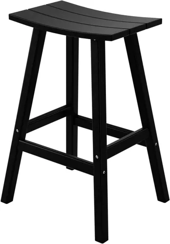 Miniatura 82 de WestinTrends Malibu - Juego de 2 taburetes para sillín para exteriores/patio, 24 alturas, color rojo