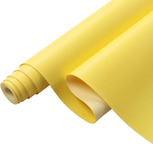 Miniatura 16 de Picheng Sábanas lisas de piel sintética de color sólido de 13.8 x 53 pulgadas, rollo de piel sintética suave muy adecuado para hacer manualidades