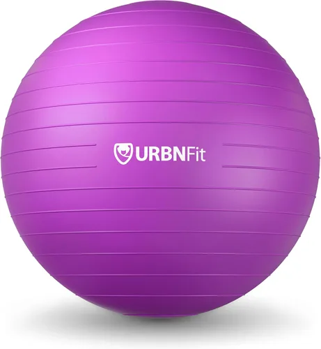 Miniatura 19 de URBNFit - Pelota de ejercicio, entrenamiento y yoga en varios tamaños, pelota para embarazo y estabilidad, antiestallido, incluye bomba de inflado