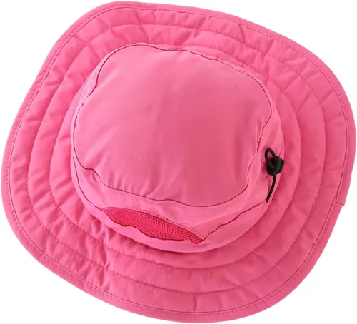 Miniatura 26 de Connectyle Sombrero de sol para niños y niñas, sombrero de pescador de ala ancha UPF 50+, sombrero de protección solar, sombrero transpirable
