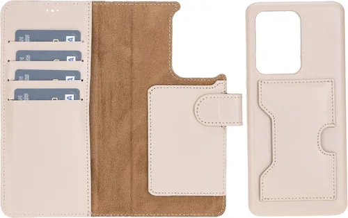 Miniatura 166 de Venito Florence - Funda de piel compatible con Samsung Galaxy S9, extra segura con bloqueo RFID, cartera desmontable para teléfono (gris decolorado)