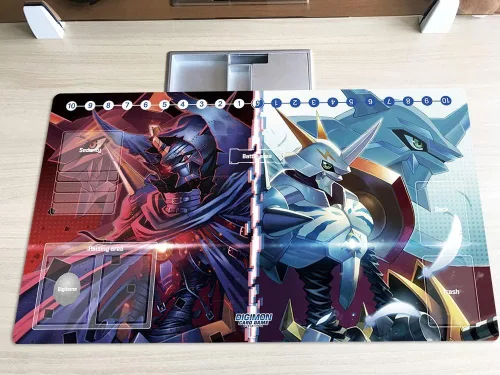 Miniatura 2 de Nueva Alfombrilla de Juego DTCG Duel Digimon Diaboromon Juego de Cartas Coleccionables TCG CCG Alfombrilla + Bolsa Gratis (ZD002-582-SM)