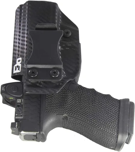 Miniatura 2 de Fierce Defender IWB - Funda Kydex compatible con Glock 19, 23, 32 con corte óptico, serie Winter Warrior, fabricada en Estados Unidos