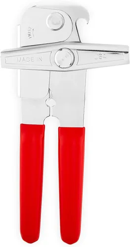 Miniatura 2 de EZ-DUZ-IT Abrelatas Deluxe con empuñaduras rojas (juego de 2)