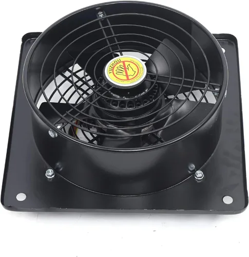 Miniatura 7 de DNYSYSJ Extractor de pared de 10 pulgadas, 50 W, 735 CFM, 1450 RPM, alto flujo de aire de bajo ruido, a prueba de explosiones, ventilador axial