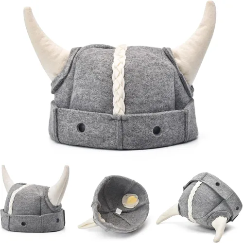 Miniatura 8 de Sombrero de sauna Halsa, gorro de sauna natural de lana hecho a mano para hombres y mujeres, ecológico, transpirable, talla única para spa, sala