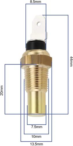 Miniatura 4 de Sensor de temperatura del agua de la motocicleta OE: 34850-50A00 Sensor de temperatura del refrigerante Sensor de temperatura del ventilador