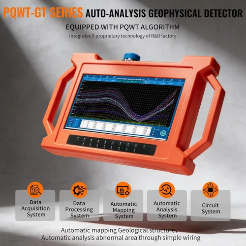 Miniatura 2 de GT500A Detector de agua de análisis automático 500M Instrumento de prospección geofísico Escáner y mapeador de aguas subterráneas profundas