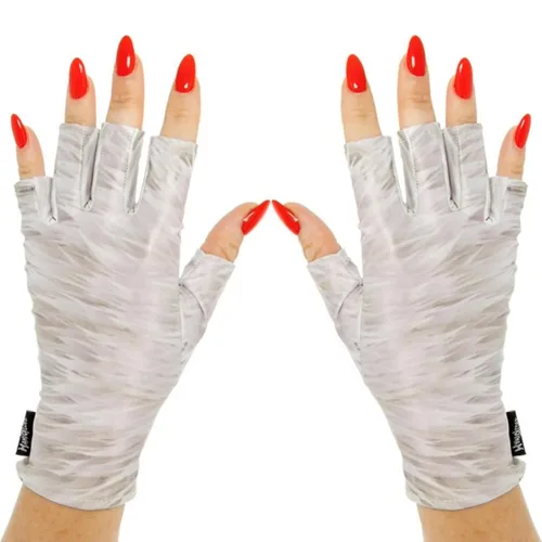 Miniatura 17 de ManiGlovz - Guantes de uñas originales con protección UPF 50+ UV Guantes de manicura de gel y guantes anti UV sin dedos para mujeres Se pueden