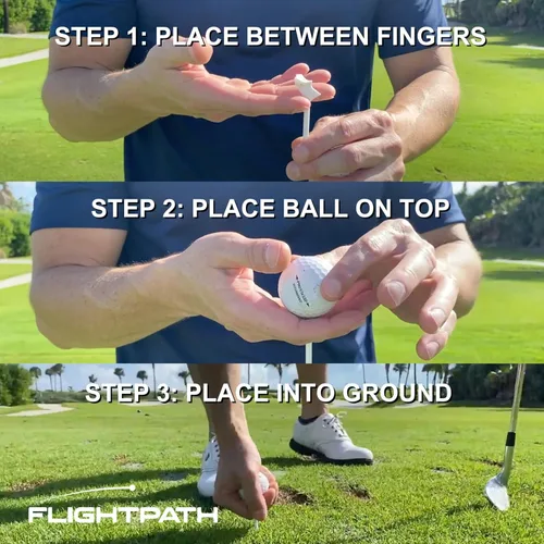 Miniatura 5 de Flightpath Camisetas de golf Diamond – Diseño patentado para reducir el giro para conducciones largas y rectas – Camisetas largas de baja fricción