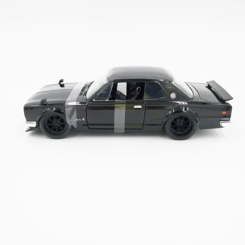 Miniatura 3 de JADA 1: 24 W/B - Fast & Furious - Brian's Nissan Skyline 2000 GT-R (negro)