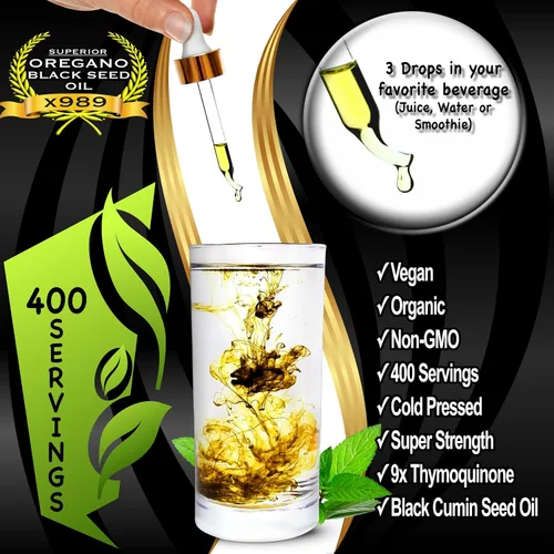 Miniatura 7 de Mezcla mineral húmica fúlvica – 580 porciones Paquete X935 suplemento de ácido húmico y fúlvico + aceite de orégano X989 con aceite de semilla