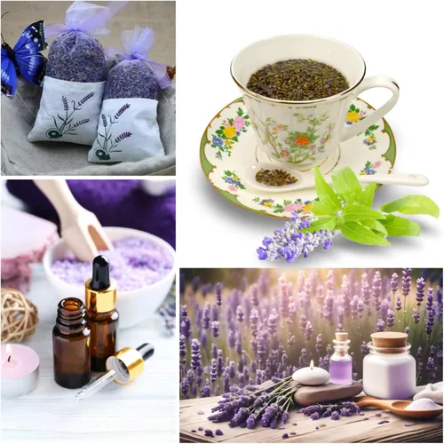 Miniatura 8 de Flores secas de lavanda de 7 onzas (7.05 oz), capullos de lavanda aromáticos para remojos de baño, manualidades, manualidades, sobres para el hogar