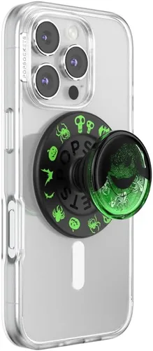 Miniatura 7 de PopSockets - Agarre para teléfono con soporte expandible, agarre adhesivo, pesadilla antes de Navidad, esmalte Jack