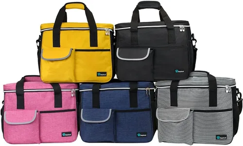 Miniatura 7 de PetAmi Bolsa de viaje para perros, organizador de bolsas de viaje para mascotas, bolsa de viaje de comida para perros con contenedor de comida