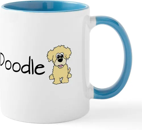 Miniatura 19 de CafePress I Love My Doodle Mugs - Taza de café de cerámica, taza de té, 11 onzas