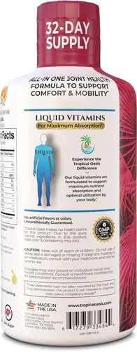 Miniatura 3 de Joint Complete Premium - Suplemento líquido para articulaciones con glucosamina, condroitina, MSM, ácido hialurónico - para huesos y articulaciones