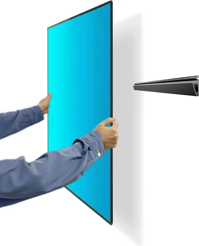 Miniatura 9 de Auoace Soporte de pared para TV de yeso sin taladrar para televisores pequeños de 22 a 55 pulgadas, hasta 100 libras, perfil bajo de 1.1 pulgadas