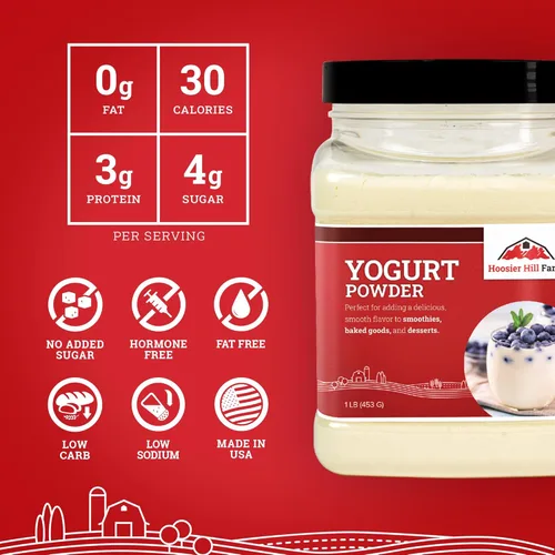 Miniatura 3 de Hoosier Hill Farm Yogur en polvo, 1 libra (paquete de 1)