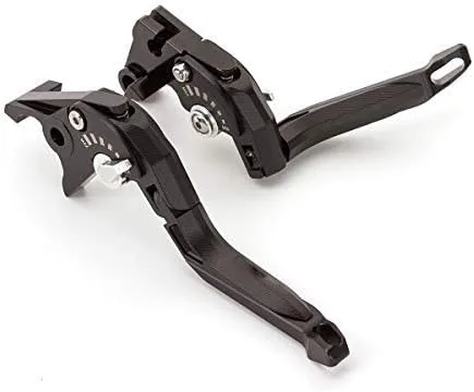 Miniatura 8 de FXCNC Palancas de embrague de freno ajustables extensibles con textura 5D para RC125/125 Dk 14-18,200 Dk/RC200 14-16,390 Dk/RC390 13-18, Bajaj