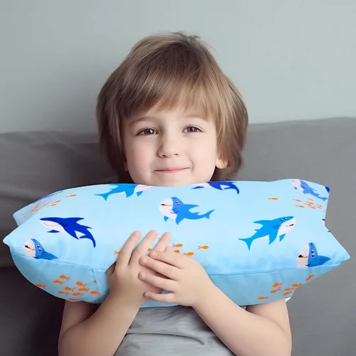 Miniatura 60 de UOMNY - Juego de 2 fundas de almohada para niños, 100 % algodón, funda de almohada, para almohadas de 5.1 x 7.1 pulgadas Búho