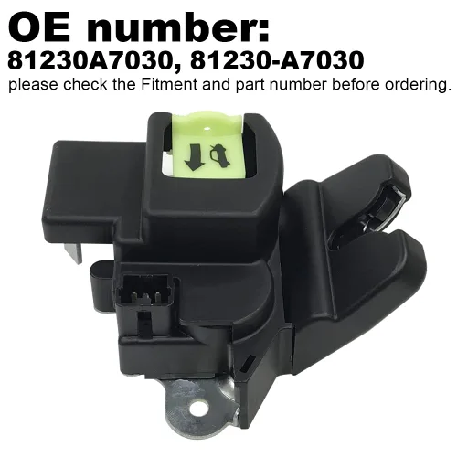 Miniatura 5 de Actuador de bloqueo del pestillo del maletero, reemplazo para Kia Forte 2014-2020 con motor L4 de 1.6 1.8 y 2.0 litros, reemplaza a OE: 81230-A7030