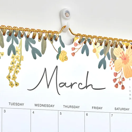 Miniatura 6 de Calendario de pared 2026, calendario Gimoner 2026, calendario de 18 meses desde enero de 2026 a junio de 2027, 15 x 12 pulgadas, encuadernación