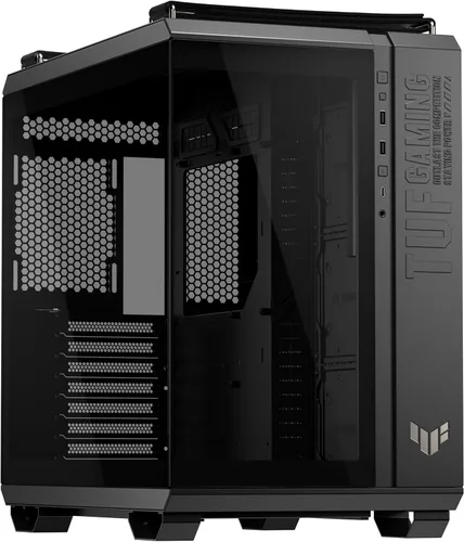Miniatura 12 de ASUS TUF Gaming GT501 - Funda para juegos de torre media, soporte EATX, 4 ventiladores preinstalados, panel frontal USB 3.0, vidrio templado
