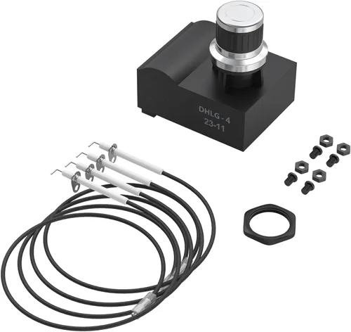 Encendedor electrónico de parrilla de 4 salidas con paquete de 4 agujas de encendido para parrilla Blackstone de 36 pulgadas, kit de reemplazo de