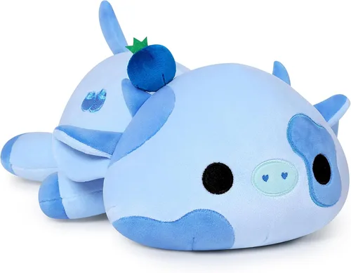 Miniatura 13 de Onsoyours Lindo peluche de vaca, suave peluche de aguacate amoroso, juguete de peluche esponjoso, almohada de aguacate, regalo para niños
